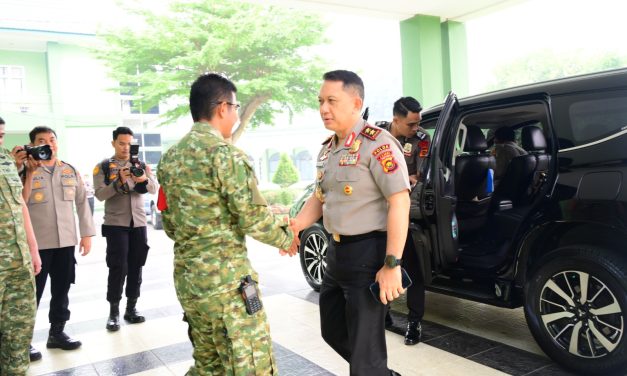 Kapolda Jambi Kunjungi Korem 042/Gapu, Perkuat Sinergitas TNI-Polri