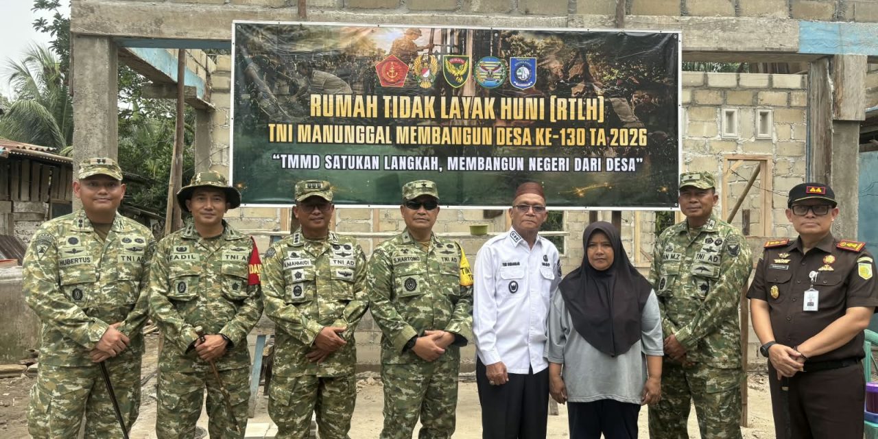 Tim Wasev TMMD ke-130 Tinjau Sasaran Pembangunan di Bangka Barat