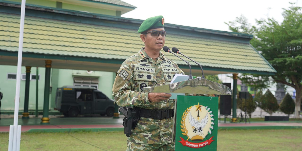 Danrem 042/Gapu Pimpin Upacara Sumpah Pemuda ke-98, Tekankan Patriotisme, Kegigihan, dan Empati