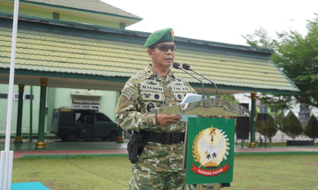 Danrem 042/Gapu Pimpin Upacara Sumpah Pemuda ke-98, Tekankan Patriotisme, Kegigihan, dan Empati