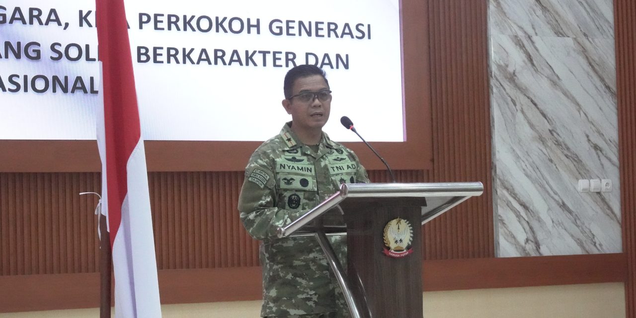 Danrem 042/Gapu Ajak Keluarga Besar TNI Perkuat Bela Negara dan Nasionalisme
