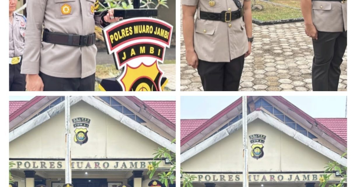 Kapolres Muaro Jambi Pimpin Sertijab Kasat Reskrim dan Purna Bakti Personel