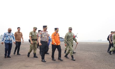 Gubernur Jambi, Danrem 042/Gapu, dan Wakapolda Tinjau Karhutla di Labuhan Pring, Personel Tambahan Dikerahkan