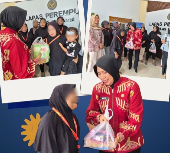 Yayasan At Taufiq Jambi Salurkan Bingkisan untuk Warga Binaan Lapas Perempuan Jambi
